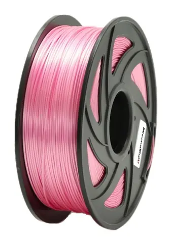 XtendLan PLA filament leskle-červená / struna pro 3D tiskárnu / PLA / 1.75mm / 1kg   