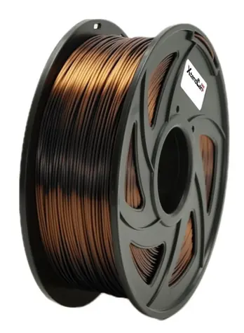 XtendLan PETG filament měděná / struna pro 3D tiskárnu / PETG / 1.75mm / 1kg   