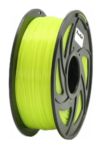 XtendLan PETG filament žlutá / struna pro 3D tiskárnu / PETG / 1.75mm / 1kg   