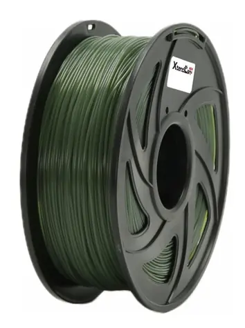 XtendLan PETG filament myslivecky-zelená / struna pro 3D tiskárnu / PETG / 1.75mm / 1kg   