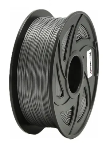 XtendLan PETG filament šedá / struna pro 3D tiskárnu / PETG / 1.75mm / 1kg   