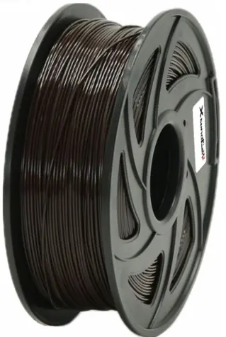 XtendLan PETG filament černá / struna pro 3D tiskárnu / PETG / 1.75mm / 1kg   