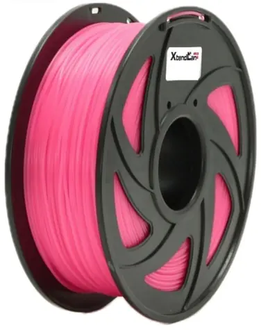XtendLan PLA filament růžově-červená / struna pro 3D tiskárnu / PLA / 1.75mm / 1kg   