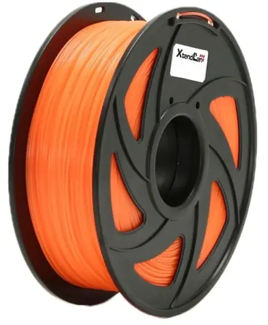 XtendLan PLA filament pomerančově-žlutá / struna pro 3D tiskárnu / PLA / 1.75mm / 1kg   