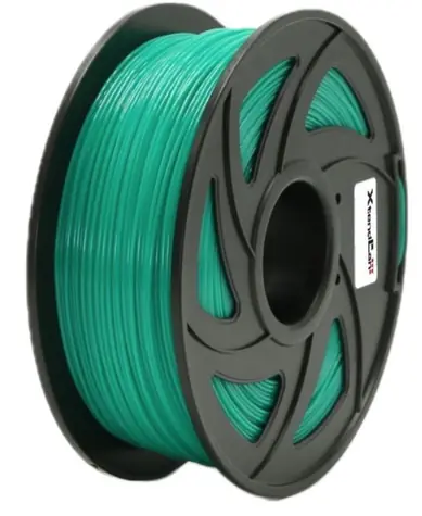 XtendLan PLA filament zelená / struna pro 3D tiskárnu / PLA / 1.75mm / 1kg   