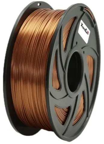 XtendLan PLA filament cihlově-hnědá / struna pro 3D tiskárnu / PLA / 1.75mm / 1kg   