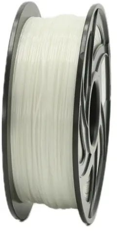 XtendLan PLA filament průhledně-bílá / struna pro 3D tiskárnu / PLA / 1.75mm / 1kg   