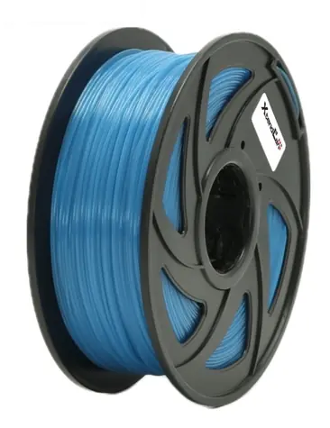 XtendLan PLA filament azurově-modrá / struna pro 3D tiskárnu / PLA / 1.75mm / 1kg   