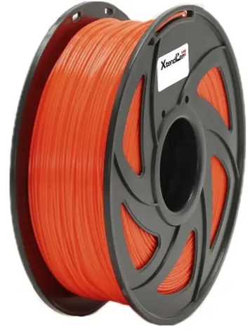 XtendLan PLA filament zářivě-oranžová / struna pro 3D tiskárnu / PLA / 1.75mm / 1kg   