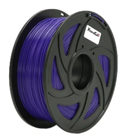 XtendLan PLA filament fialová / struna pro 3D tiskárnu / PLA / 1.75mm / 1kg   