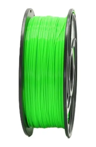 XtendLan PLA filament zářivě-zelená / struna pro 3D tiskárnu / PLA / 1.75mm / 1kg   