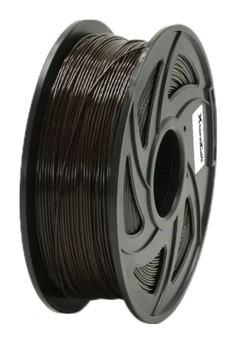 XtendLan PLA filament černá / struna pro 3D tiskárnu / PLA / 1.75mm / 1kg   