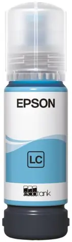 EPSON 108 EcoTank originální inkoust světlá modrá / pro L8050 / 70 ml 