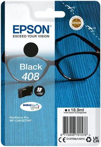 Epson DURABrite Ultra 408L (18.9 ml) černá / pro WF-C4810DTWF