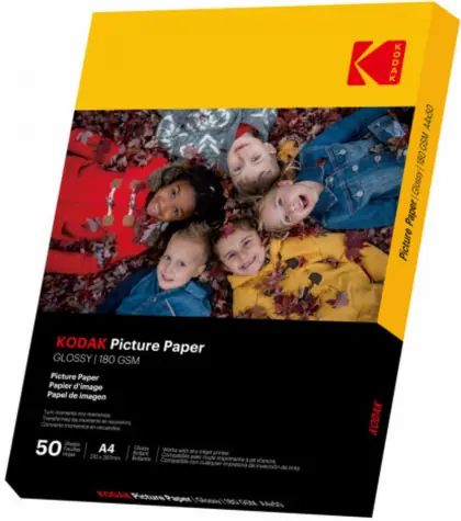 KODAK Fotopapír / Vysoce lesklý / A4 / 180g/m2 / 50 listů