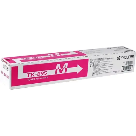 Kyocera TK-895M Toner fialová / pro FS-802x / výtěžnost až 6.000 stran