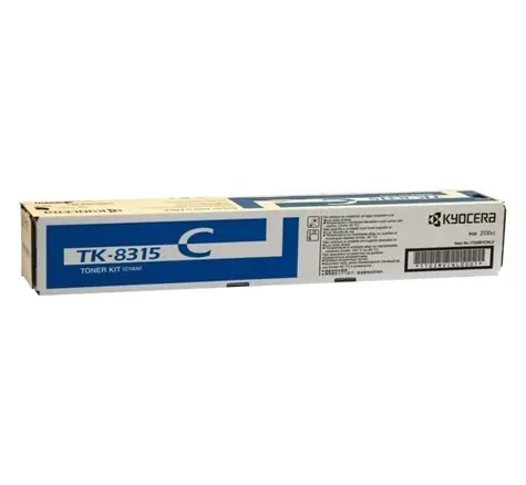 Kyocera TK-8315C Toner modrá / pro TASKalfa 2550ci / výtěžnost až 6.000 stran