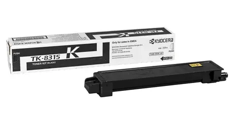 Kyocera TK-8315K Toner černá / pro TASKalfa 2550ci / výtěžnost až 12.000 stran