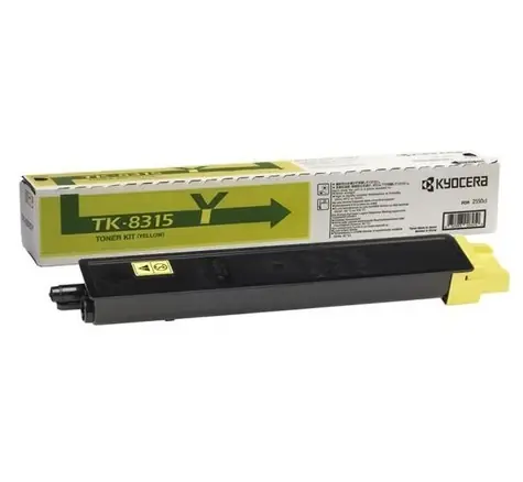 Kyocera TK-8315Y Toner žlutá / pro TASKalfa 2550ci / výtěžnost až 6.000 stran