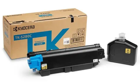 Kyocera TK-5280C Toner modrá / pro P6235cdn & M6235 & 6635cidn / výtěžnost až 11.000 stran