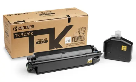 Kyocera TK-5270K Toner černá / pro P6230cdn & M6230 & 6630cidn / výtěžnost až 8.000 stran