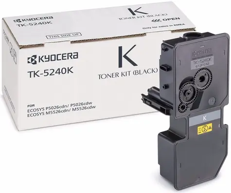 Kyocera TK-5240K Toner černá / pro M5526cdn & cdw & P5026cdn & cdw / výtěžnost až 4.000 stran