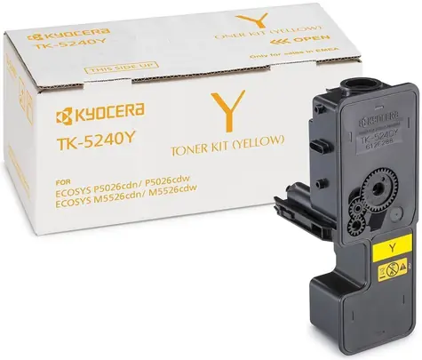 Kyocera TK-5240Y Toner žlutá / pro M5526cdn & cdw & P5026cdn & cdw / výtěžnost až 3.000 stran