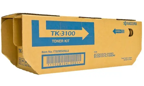 Kyocera TK-3100 Toner černá / pro FS-2100DN & FS-2100D / výtěžnost až 12.500 stran