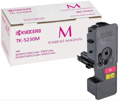 Kyocera TK-5230M Toner fialová / pro M5521cdn & cdw & P5021cdn & cdw / výtěžnost až 2.200 stran