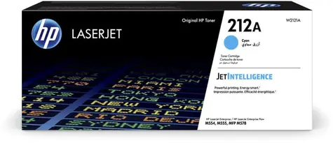 HP 212A originální toner modrá / Enterprise Flow MFP M 578 C & M 554 & 554 DN / 4.500 stran 