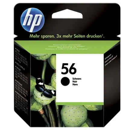 HP C6656AE 56 originální inkoustová kazeta černá / DeskJet 5550