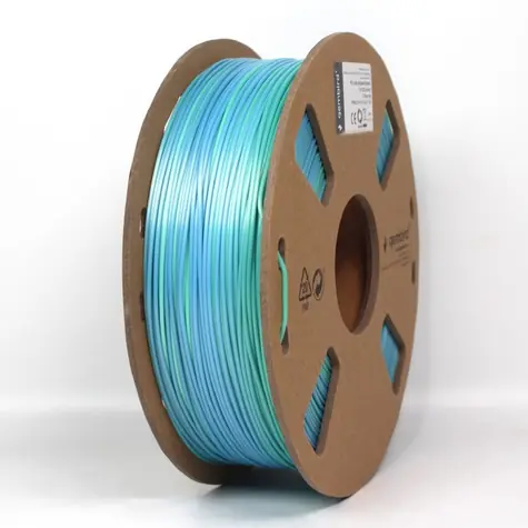 Gembird tisková struna 1.75mm PLA duhová modrá/zelená 1kg