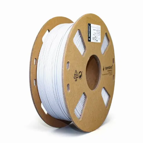 Gembird tisková struna 1.75mm PLA matná šedá 1kg