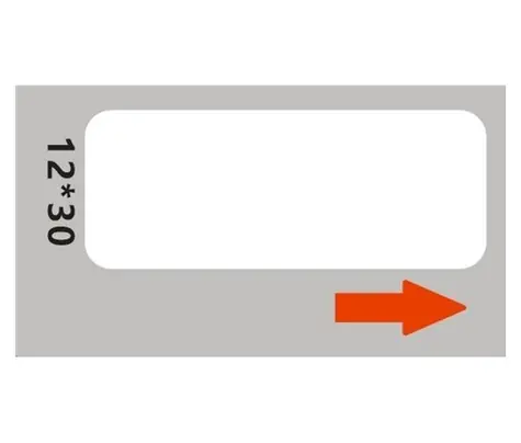 Niimbot štítky 12x30mm pro D11 a D110 bílá / 210ks 