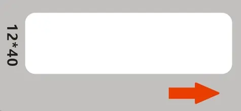 Niimbot štítky 12x40mm pro D11 a D110 bílá / 160ks 