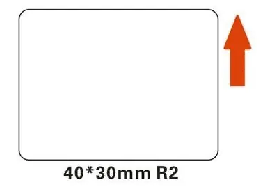 Niimbot štítky R 40x30 mm pro B21 & B21S & B1 & B3S bílá / 230ks 