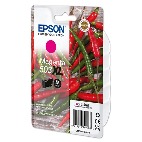 EPSON T09R3 originální cartridge 503XL fialová / pro WF-2965DWF & Expression Home XP-5205 / 470 stran