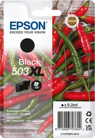 EPSON T09R1 originální cartridge 503XL černá / pro WF-2965DWF & Expression Home XP-5205 / 470 stran