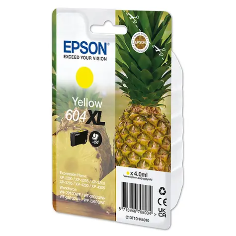EPSON T10H4 originální cartridge 604XL žlutá / pro WorkForce WF-2910 & WorkForce WF-2910DWF / 4 ml