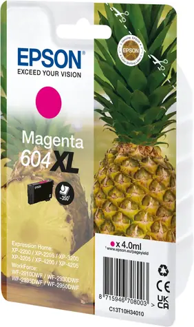 EPSON T10H3 originální cartridge 604XL fialová / pro WorkForce WF-2910 & WorkForce WF-2910DWF / 4.0 ml