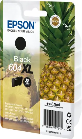 EPSON T10H1 originální cartridge 604 černá / pro WorkForce WF-2910 & WorkForce WF-2910DWF / 8.9 ml