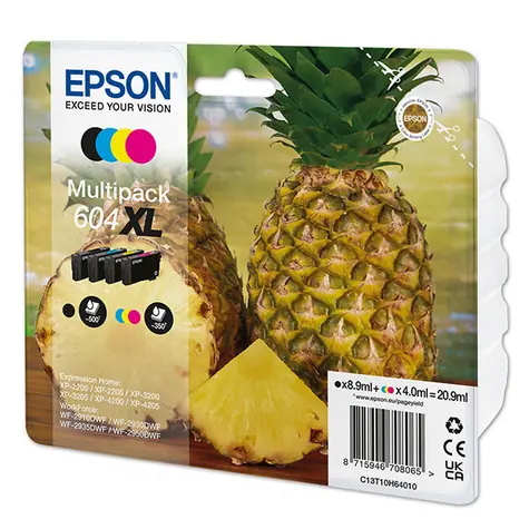 EPSON T10H6 originální cartridge 604XL Multipack / pro WorkForce WF-2910 & WorkForce WF-2910DWF / 8.9ml & 3x 2.4ml