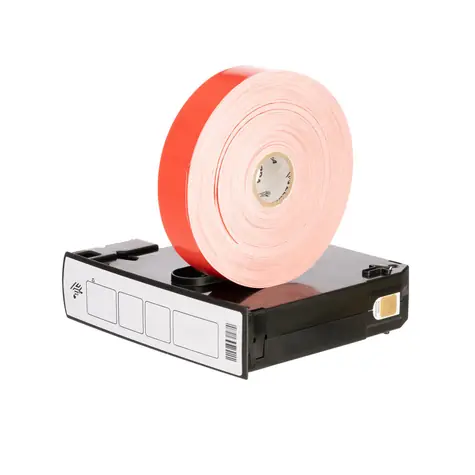 Zebra Wristband Red 1x10in (25.4x254mm) / PP / DT / Z-Band Fun / Adhesive closure / 350/roll / 6/box