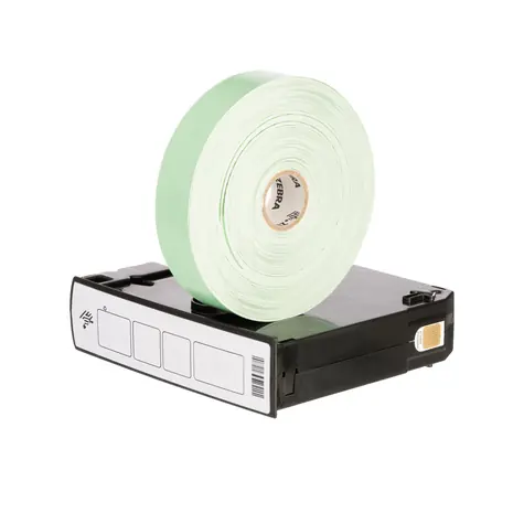 Zebra Wristband Green 1x10in (25.4x254mm) / PP / DT /  Z-Band Fun / Adhesive closure / 350/roll / 6/box 