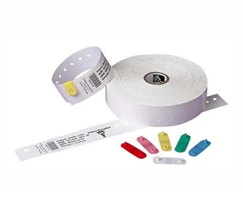 Zebra Wristband 1x7in (25.4x177.8mm) / PP / DT / Z-Band Quickclip / Clip closure / 380/roll / 3/box