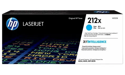 HP 212X originální toner modrá / Enterprise Flow MFP M 578 C & M 554 & 554 DN / 10.000 stran 