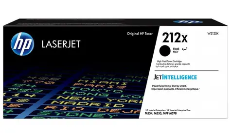 HP 212X originální toner černá / Enterprise Flow MFP M 578 C & M 554 & 554 DN / 13.000 stran 