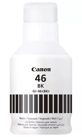 Canon GI-46BK černá / originální inkoustová náplň / 170ml / Canon MAXIFY GX5040 & GX6040 & GX7040