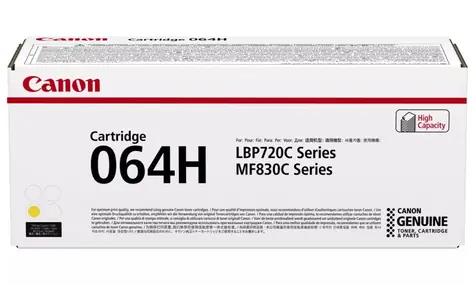 Canon tonerová kazeta CRG 064HY žlutá / pro Canon i-Sensys MF 832cdw / 10.400 stran