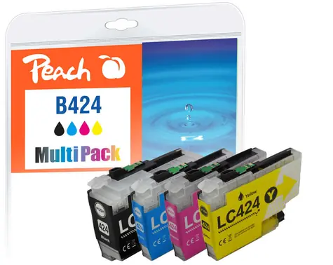 Peach LC-424VALP alternativní cartridge MultiPack / pro Brother DCPJ 1200 W & CPJ 1200 DW / 4x 750 stran